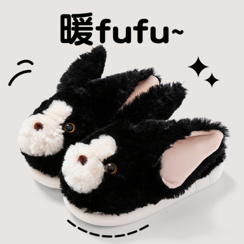 踩屎感棉拖鞋女士秋冬季2025新款室內家居加厚卡通小貓毛毛棉拖女 踩屎感棉拖鞋女士秋冬季2025新款室內家居加厚卡通小貓毛毛棉拖女