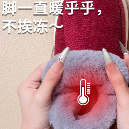 中老年人棉拖鞋男士冬季包跟保暖外穿防滑厚底室內家居加絨棉鞋女 中老年人棉拖鞋男士冬季包跟保暖外穿防滑厚底室內家居加絨棉鞋女