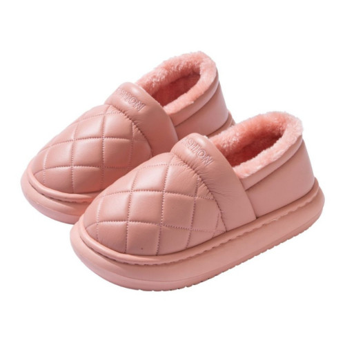 厚底防水棉拖鞋女冬季室內家居全包跟防滑保暖中老年人棉鞋男外穿 厚底防水棉拖鞋女冬季室內家居全包跟防滑保暖中老年人棉鞋男外穿