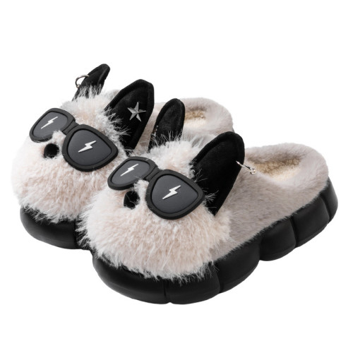 卡通棉拖鞋女款2025新款秋冬季室內家居保暖防滑毛絨厚底棉拖女士 卡通棉拖鞋女款2025新款秋冬季室內家居保暖防滑毛絨厚底棉拖女士