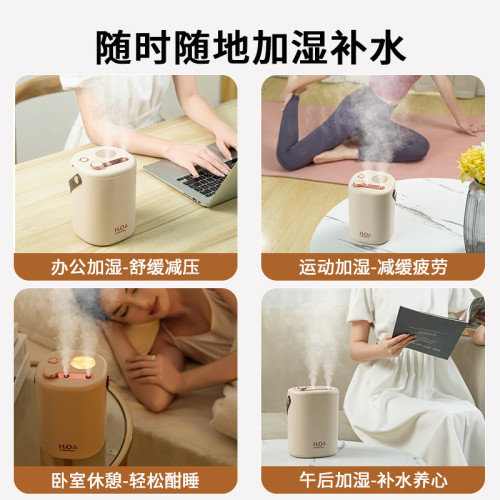 家用靜音無線USB加溼器 孕婦嬰兒臥室室內辦公室小型大霧量加溼器 家用靜音無線USB加溼器 孕婦嬰兒臥室室內辦公室小型大霧量加溼器