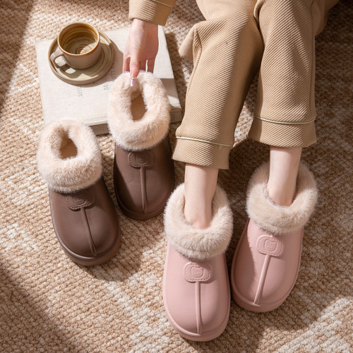 EVA防水加絨毛口棉拖鞋女冬季室內家居防滑月子加厚保暖外穿棉鞋 EVA防水加絨毛口棉拖鞋女冬季室內家居防滑月子加厚保暖外穿棉鞋