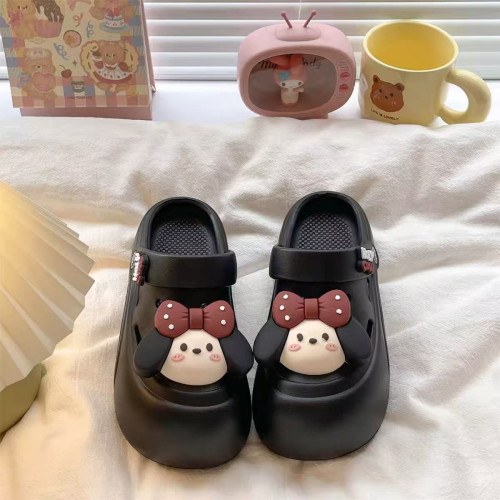 2025年新款夏季涼鞋女加厚底防滑耐磨洞洞踩屎感軟底沙灘兩穿拖鞋 2025年新款夏季涼鞋女加厚底防滑耐磨洞洞踩屎感軟底沙灘兩穿拖鞋