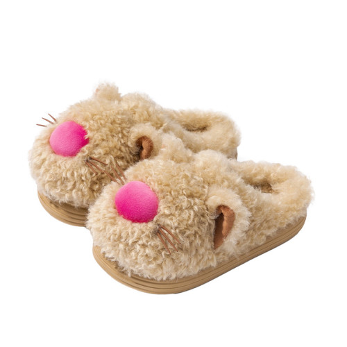 踩屎感毛毛拖鞋女款秋冬季2025新款卡通可愛保暖加絨棉拖鞋女外穿 踩屎感毛毛拖鞋女款秋冬季2025新款卡通可愛保暖加絨棉拖鞋女外穿