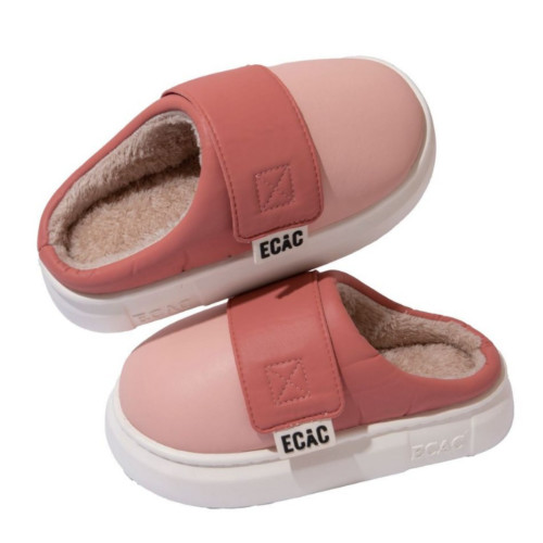 pu皮厚底棉拖鞋女2025新款冬季情侶室內居家防滑加絨保暖拖鞋男士 pu皮厚底棉拖鞋女2025新款冬季情侶室內居家防滑加絨保暖拖鞋男士