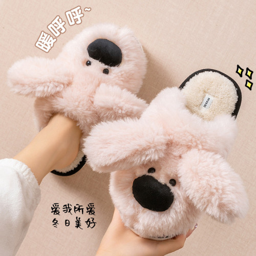 西高棉拖鞋女秋冬季2025新款室內家居厚實保暖加絨卡通月子毛拖鞋 西高棉拖鞋女秋冬季2025新款室內家居厚實保暖加絨卡通月子毛拖鞋