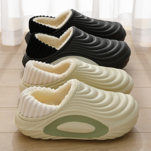 防水棉拖鞋男秋冬季新款休閒外穿保暖毛絨軟底防滑耐磨棉拖女 防水棉拖鞋男秋冬季新款休閒外穿保暖毛絨軟底防滑耐磨棉拖女