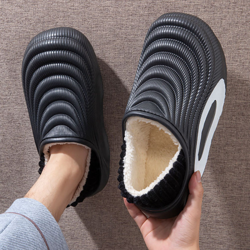 防水包跟棉拖鞋男士2025新款冬季外穿加絨保暖居家室內厚底棉鞋女 防水包跟棉拖鞋男士2025新款冬季外穿加絨保暖居家室內厚底棉鞋女