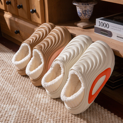 防水包跟棉拖鞋男士2025新款冬季外穿加絨保暖居家室內厚底棉鞋女 防水包跟棉拖鞋男士2025新款冬季外穿加絨保暖居家室內厚底棉鞋女