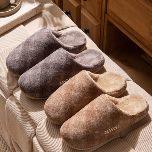 高級感棉拖鞋女秋冬季室內加絨保暖厚底防滑情侶居家用拖鞋男冬天 高級感棉拖鞋女秋冬季室內加絨保暖厚底防滑情侶居家用拖鞋男冬天