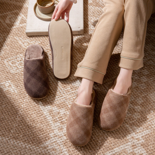 高級感棉拖鞋女秋冬季室內加絨保暖厚底防滑情侶居家用拖鞋男冬天 高級感棉拖鞋女秋冬季室內加絨保暖厚底防滑情侶居家用拖鞋男冬天