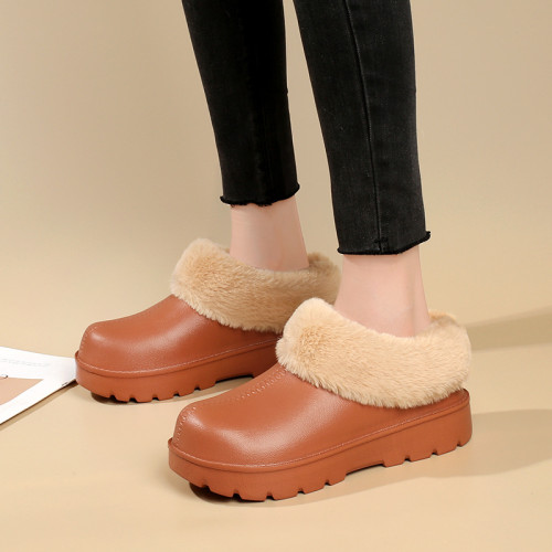 新款雪地靴女秋冬季短毛絨大碼外穿防水保暖厚底踩屎感家用棉鞋 新款雪地靴女秋冬季短毛絨大碼外穿防水保暖厚底踩屎感家用棉鞋