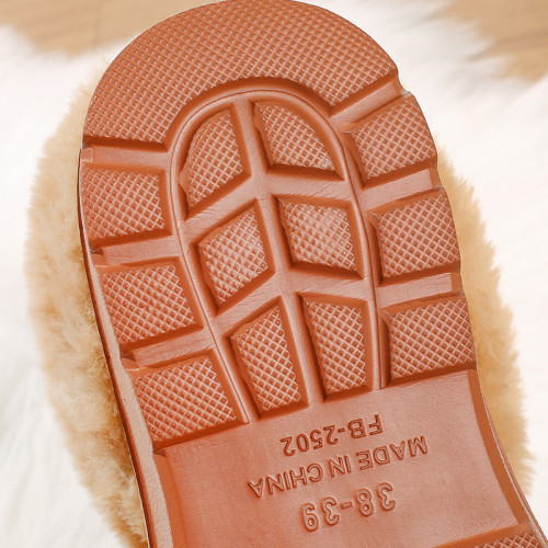 新款雪地靴女秋冬季短毛絨大碼外穿防水保暖厚底踩屎感家用棉鞋 新款雪地靴女秋冬季短毛絨大碼外穿防水保暖厚底踩屎感家用棉鞋