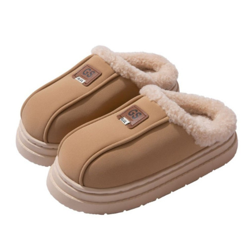 厚底棉拖鞋女秋冬季新款室內居家防滑保暖加厚情侶毛絨半包拖鞋男 厚底棉拖鞋女秋冬季新款室內居家防滑保暖加厚情侶毛絨半包拖鞋男