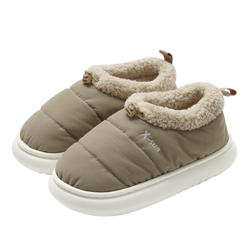 居家包跟棉拖男士冬季加絨保暖室內耐磨軟底家用防滑棉拖鞋女 居家包跟棉拖男士冬季加絨保暖室內耐磨軟底家用防滑棉拖鞋女