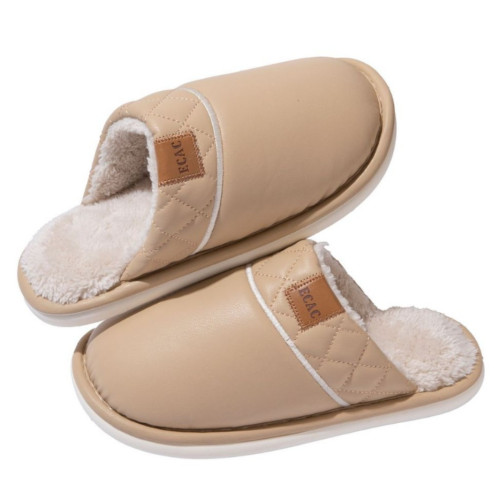 情侶家用防水棉拖鞋男士秋冬季新款室內居家加絨保暖地板毛拖鞋女 情侶家用防水棉拖鞋男士秋冬季新款室內居家加絨保暖地板毛拖鞋女