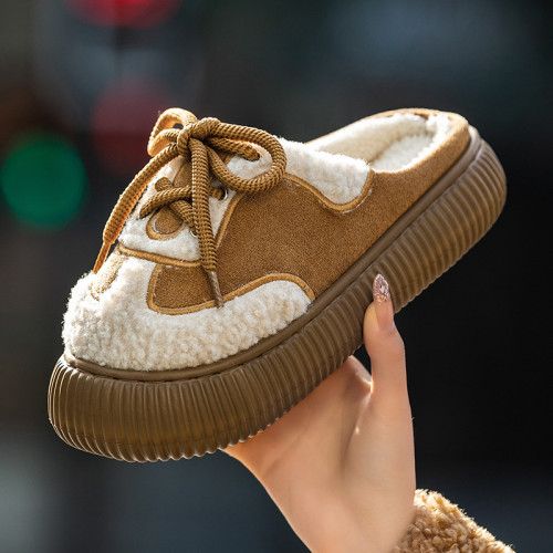 2025包頭鞋帶勃肯棉拖鞋新款女時尚厚底加絨保暖秋冬季可外穿 2025包頭鞋帶勃肯棉拖鞋新款女時尚厚底加絨保暖秋冬季可外穿