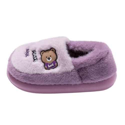 棉拖鞋女款2025秋冬季新款室內家居加絨加厚保暖卡通毛毛絨拖鞋女