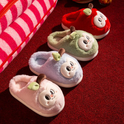 棉拖鞋女款秋冬季2025新款室內家居防滑保暖可愛毛絨絨厚底棉拖女