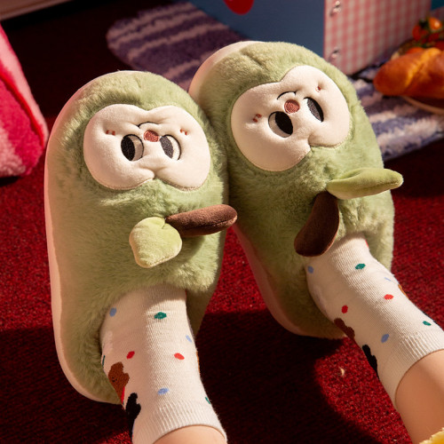 棉拖鞋女款秋冬季2025新款室內家居防滑保暖可愛毛絨絨厚底棉拖女