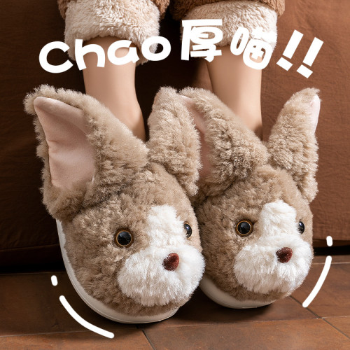 毛毛絨棉拖鞋女士秋冬季2025新款室內家居保暖防滑踩屎感棉拖女款 毛毛絨棉拖鞋女士秋冬季2025新款室內家居保暖防滑踩屎感棉拖女款