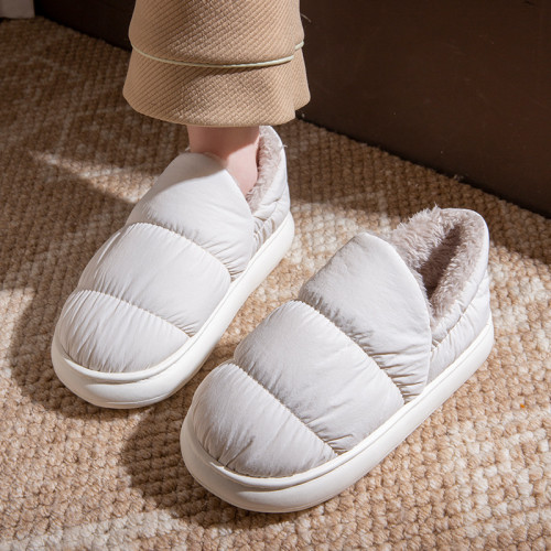 2025冬季棉拖鞋女款包跟保暖外穿防滑厚底居家用防水加絨棉鞋男士 2025冬季棉拖鞋女款包跟保暖外穿防滑厚底居家用防水加絨棉鞋男士