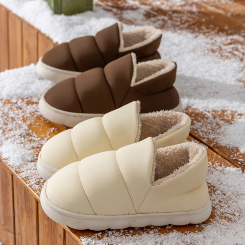 2025包跟新款棉拖鞋男女時尚情侶厚底加絨保暖秋冬季地板棉拖