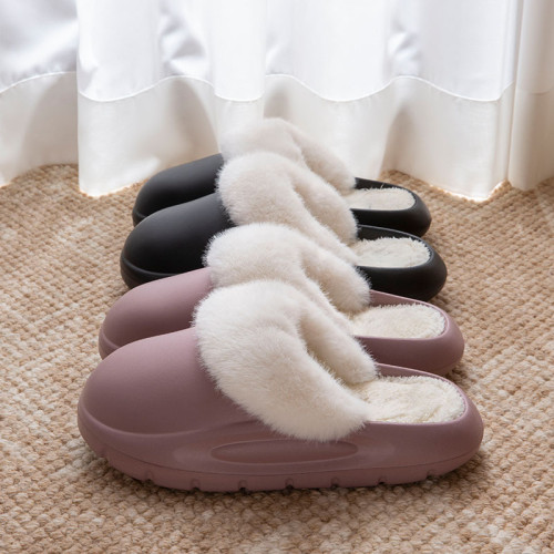 防水包頭毛毛拖鞋女款冬季居家專用防滑保暖加絨厚底棉拖鞋男外穿 防水包頭毛毛拖鞋女款冬季居家專用防滑保暖加絨厚底棉拖鞋男外穿