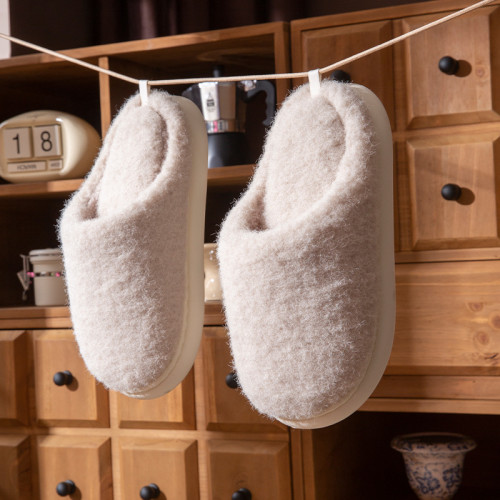 鞋墊可拆卸棉拖鞋女士冬季室內家居厚底防滑保暖艾草不臭腳拖鞋男 鞋墊可拆卸棉拖鞋女士冬季室內家居厚底防滑保暖艾草不臭腳拖鞋男