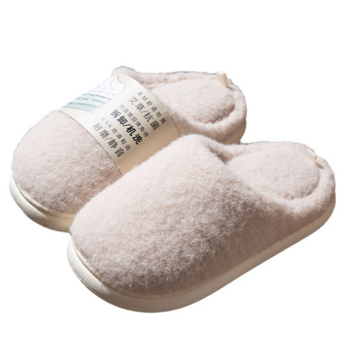 鞋墊可拆卸棉拖鞋女士冬季室內家居厚底防滑保暖艾草不臭腳拖鞋男 鞋墊可拆卸棉拖鞋女士冬季室內家居厚底防滑保暖艾草不臭腳拖鞋男