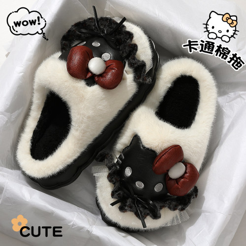 卡通棉拖鞋女冬季家居厚底家用保暖棉拖鞋冬天居防滑家毛絨拖鞋女 卡通棉拖鞋女冬季家居厚底家用保暖棉拖鞋冬天居防滑家毛絨拖鞋女