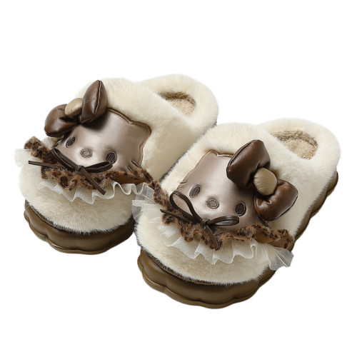 卡通棉拖鞋女冬季家居厚底家用保暖棉拖鞋冬天居防滑家毛絨拖鞋女 卡通棉拖鞋女冬季家居厚底家用保暖棉拖鞋冬天居防滑家毛絨拖鞋女