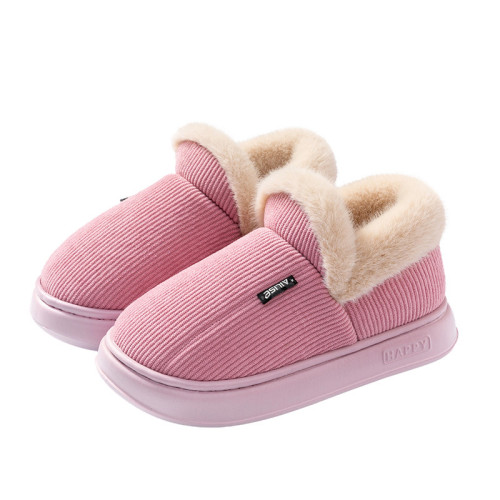 踩屎感棉拖鞋女款秋冬季2025新款室內家居保暖毛毛絨加厚棉拖鞋女