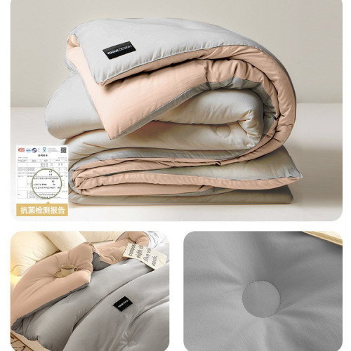 雙面磨毛春夏被 純色拼色親膚透氣ins風裸睡化纖被子輕盈柔軟四季 雙面磨毛春夏被 純色拼色親膚透氣ins風裸睡化纖被子輕盈柔軟四季