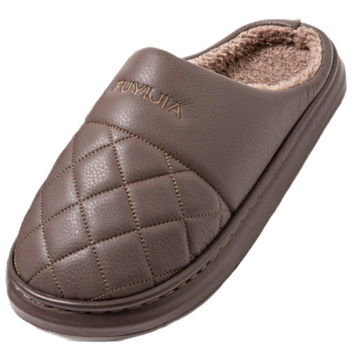 2025棉拖鞋男冬季厚底新款家居室內防滑保暖加絨加厚拖鞋男士大碼 2025棉拖鞋男冬季厚底新款家居室內防滑保暖加絨加厚拖鞋男士大碼