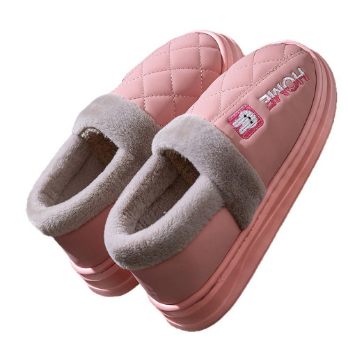 棉拖鞋女士秋冬季2025新款室內家居加厚保暖防水防滑外穿厚底棉鞋 棉拖鞋女士秋冬季2025新款室內家居加厚保暖防水防滑外穿厚底棉鞋