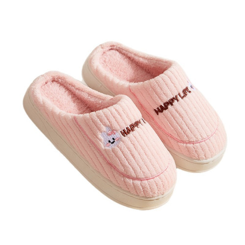 保暖棉拖鞋女冬季家用室內居家居新款毛拖鞋男秋冬天防滑厚底情侶