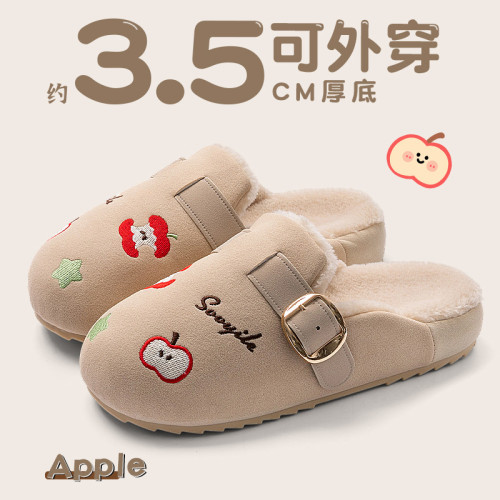 勃肯棉拖鞋女2025新款秋冬季保暖毛毛絨軟底防滑防水室內棉鞋女款 勃肯棉拖鞋女2025新款秋冬季保暖毛毛絨軟底防滑防水室內棉鞋女款