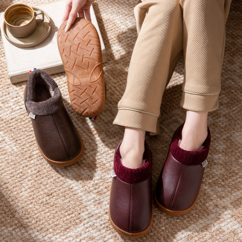 中老年人棉拖鞋女包跟保暖冬季居家用防滑加絨加厚外穿防水棉鞋男 中老年人棉拖鞋女包跟保暖冬季居家用防滑加絨加厚外穿防水棉鞋男