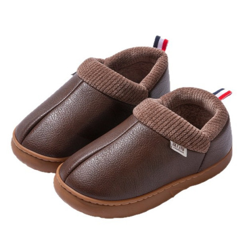 中老年人棉拖鞋女包跟保暖冬季居家用防滑加絨加厚外穿防水棉鞋男 中老年人棉拖鞋女包跟保暖冬季居家用防滑加絨加厚外穿防水棉鞋男