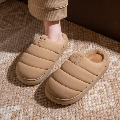 棉拖鞋女冬季2025新款居家用室內地板防滑厚底情侶保暖毛絨拖鞋男 棉拖鞋女冬季2025新款居家用室內地板防滑厚底情侶保暖毛絨拖鞋男