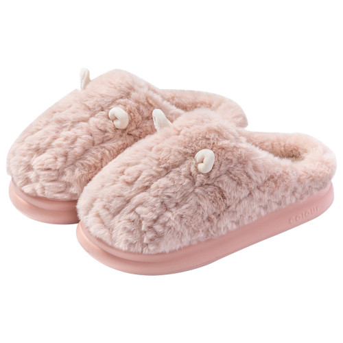 棉拖鞋女2025新款秋冬季室內家居保暖加絨防滑月子鞋厚底毛毛拖鞋 棉拖鞋女2025新款秋冬季室內家居保暖加絨防滑月子鞋厚底毛毛拖鞋