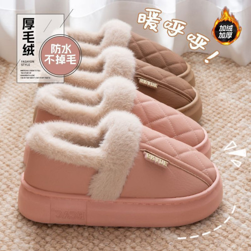 新款棉拖鞋女士冬季防水包跟2025新款室內加絨家居保暖防滑棉鞋男 新款棉拖鞋女士冬季防水包跟2025新款室內加絨家居保暖防滑棉鞋男