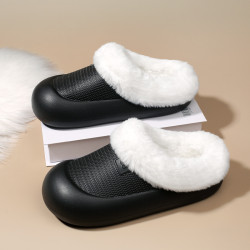 新款棉鞋女秋冬季居家室內毛絨保暖月子鞋棉拖防滑毛拖鞋男冬