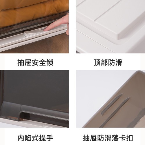 歐式抽屜式儲物箱衣物化妝品收納盒收納抽屜宿舍家用收納櫃收納箱 歐式抽屜式儲物箱衣物化妝品收納盒收納抽屜宿舍家用收納櫃收納箱