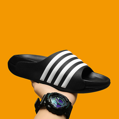 東南亞越南現款條紋男女通用夏軟底拖鞋防滑耐磨情侶拖鞋