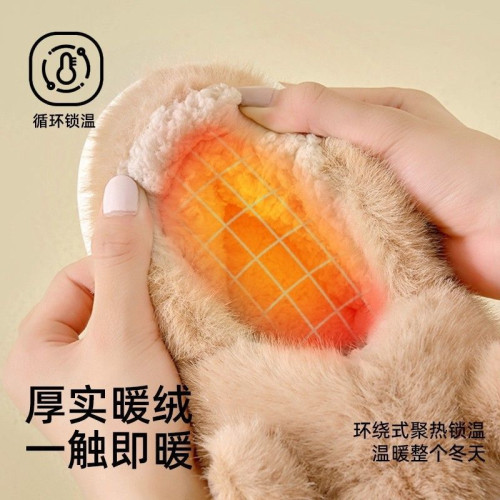 可愛兒童棉拖鞋男童冬季防滑保暖室內寶寶親子毛毛絨包跟棉鞋女款