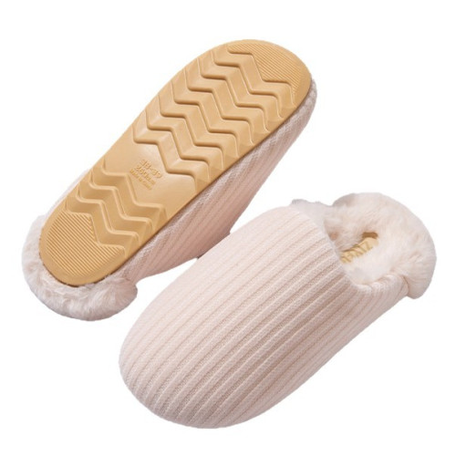 日式靜音地板棉拖鞋女秋冬季新款家居室內防滑毛毛保暖加絨棉拖男 日式靜音地板棉拖鞋女秋冬季新款家居室內防滑毛毛保暖加絨棉拖男