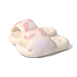 可愛少女心貓爪拖鞋女夏季室內居家用軟底防滑浴室洗澡涼拖鞋情侶