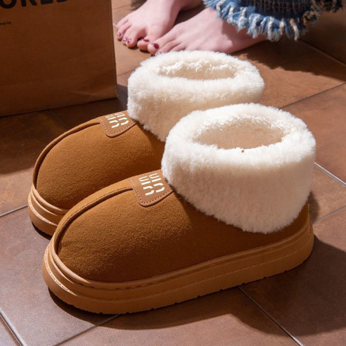 高幫棉拖鞋女款冬季包跟室內家居2025新款防滑保暖毛絨棉鞋女外穿 高幫棉拖鞋女款冬季包跟室內家居2025新款防滑保暖毛絨棉鞋女外穿